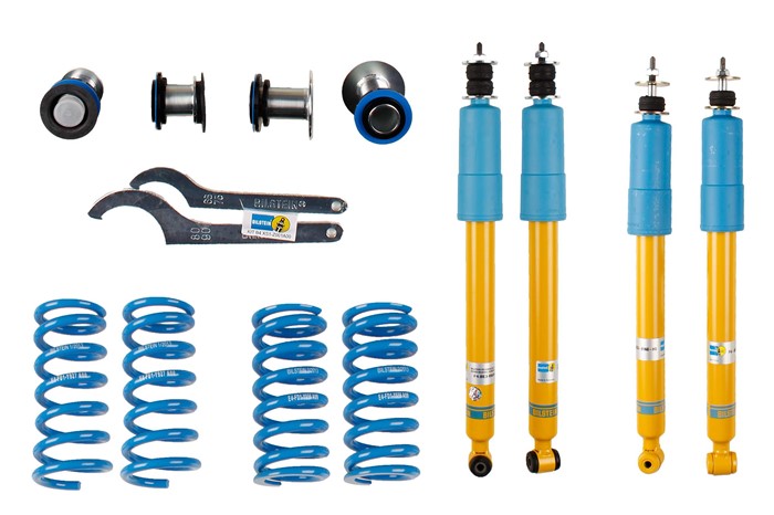 Upphängningssats, fjädrar, stötdämpare, Framaxel, Bakaxel Bilstei Bilstein