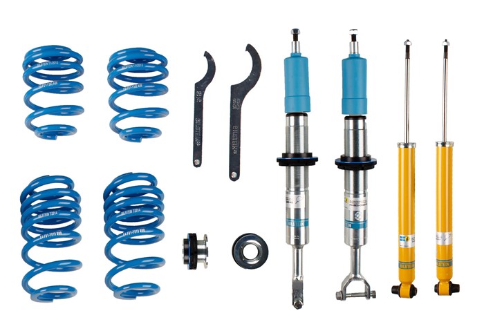 Upphängningssats, fjädrar, stötdämpare, Framaxel, Bakaxel Bilstei Bilstein
