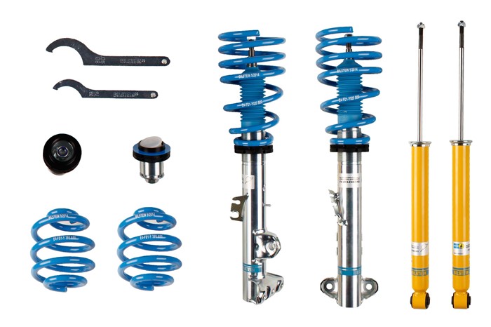 Upphängningssats, fjädrar, stötdämpare, Framaxel, Bakaxel Bilstei Bilstein
