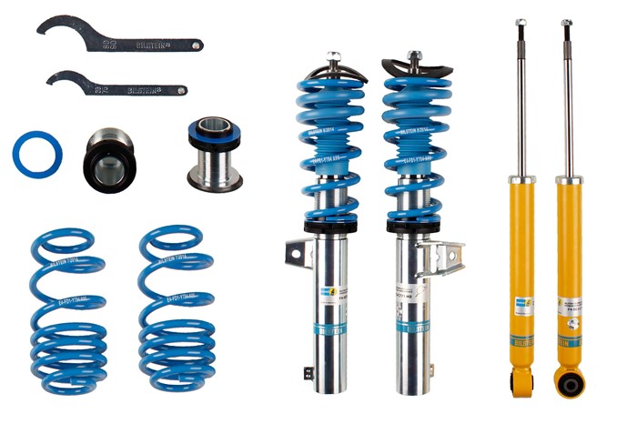 Upphängningssats, fjädrar, stötdämpare, Framaxel, Bakaxel Bilstei Bilstein