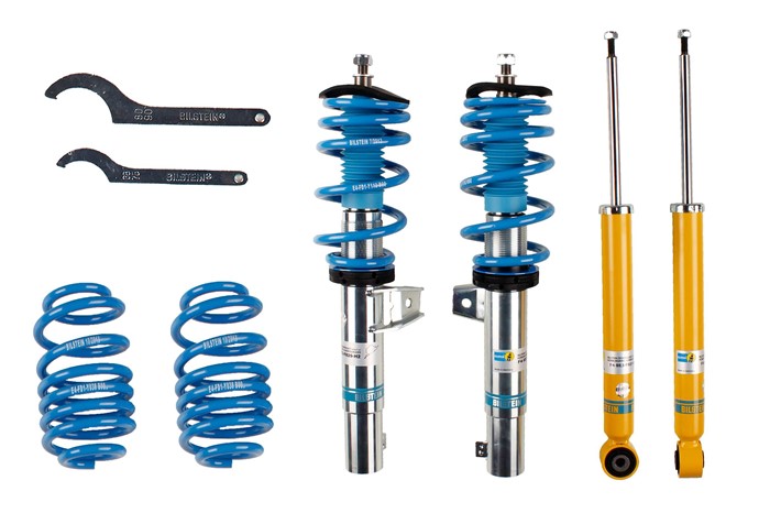Upphängningssats, fjädrar, stötdämpare, Framaxel, Bakaxel Bilstei Bilstein