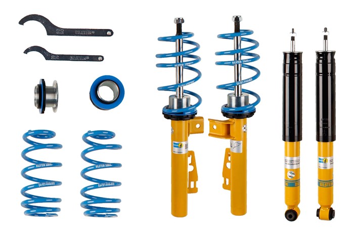 Upphängningssats, fjädrar, stötdämpare, Framaxel, Bakaxel Bilstei Bilstein