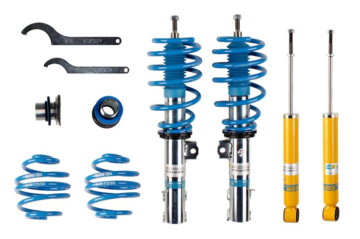 Upphängningssats, fjädrar, stötdämpare, Framaxel, Bakaxel Bilstei Bilstein
