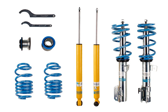 Upphängningssats, fjädrar, stötdämpare, Framaxel, Bakaxel Bilstei Bilstein