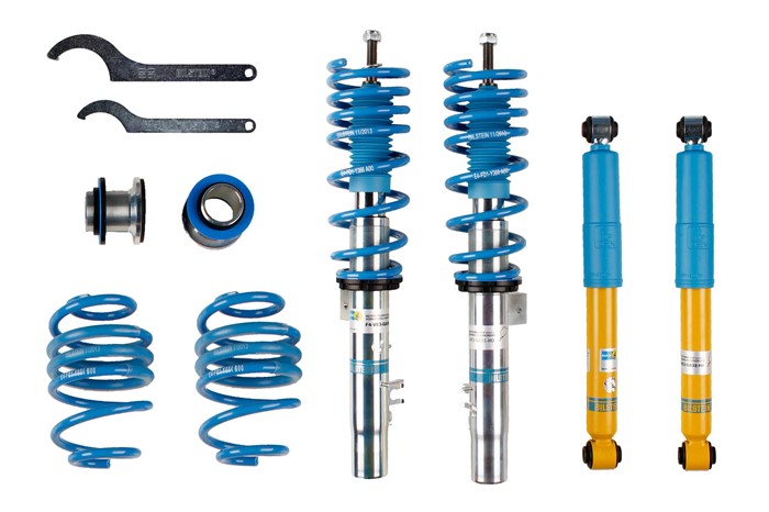 Upphängningssats, fjädrar, stötdämpare, Framaxel, Bakaxel Bilstei Bilstein