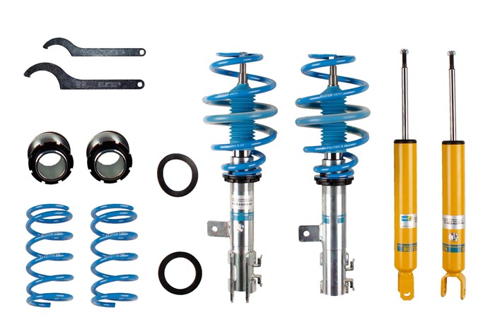 Upphängningssats, fjädrar, stötdämpare, Framaxel, Bakaxel Bilstei Bilstein