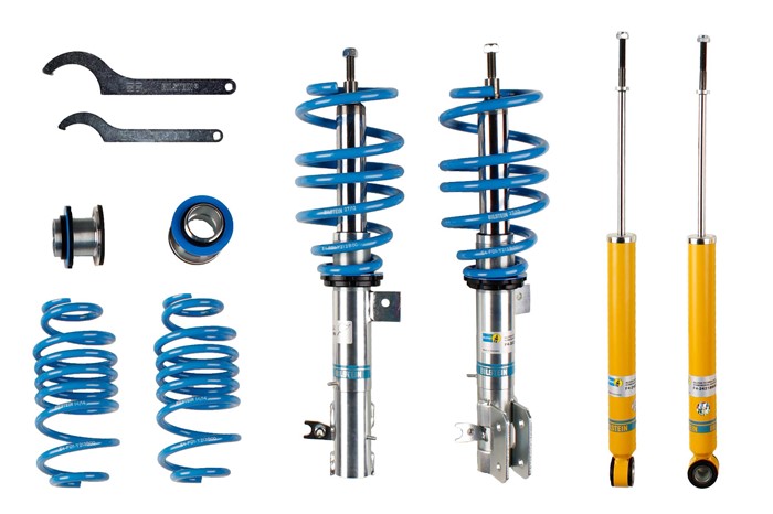 Upphängningssats, fjädrar, stötdämpare, Framaxel, Bakaxel Bilstei Bilstein