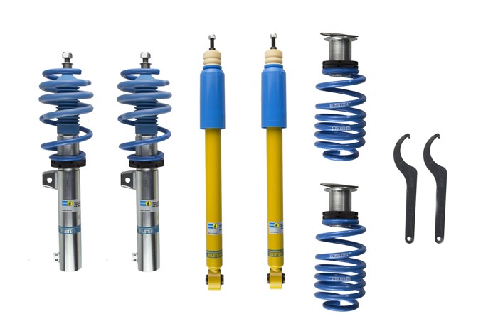 Upphängningssats, fjädrar, stötdämpare, Framaxel, Bakaxel Bilstei Bilstein