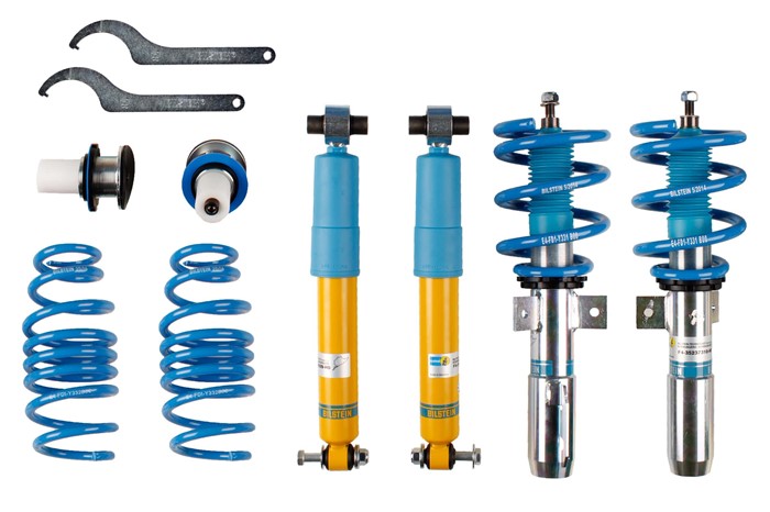 Upphängningssats, fjädrar, stötdämpare, Framaxel, Bakaxel Bilstei Bilstein