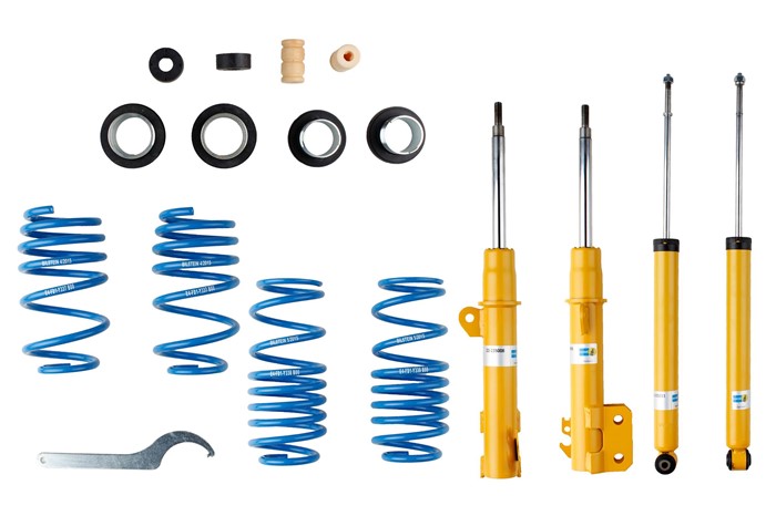 Upphängningssats, fjädrar, stötdämpare, Framaxel, Bakaxel Bilstei Bilstein