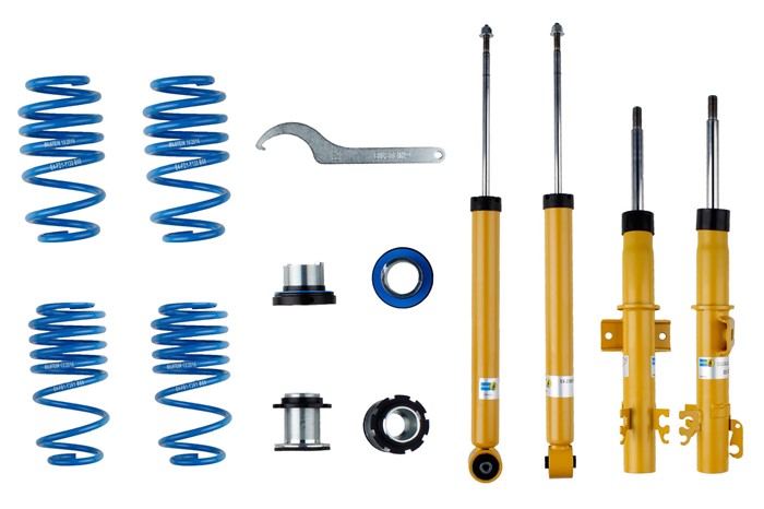 Upphängningssats, fjädrar, stötdämpare, Framaxel, Bakaxel Bilstei Bilstein