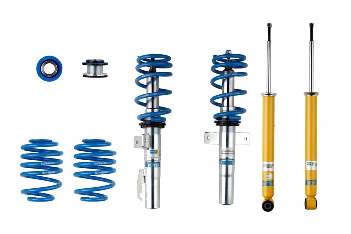 Upphängningssats, fjädrar, stötdämpare, Framaxel, Bakaxel Bilstei Bilstein