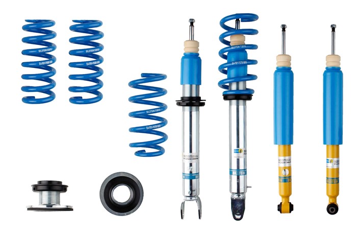 Upphängningssats, fjädrar, stötdämpare, Framaxel, Bakaxel Bilstei Bilstein
