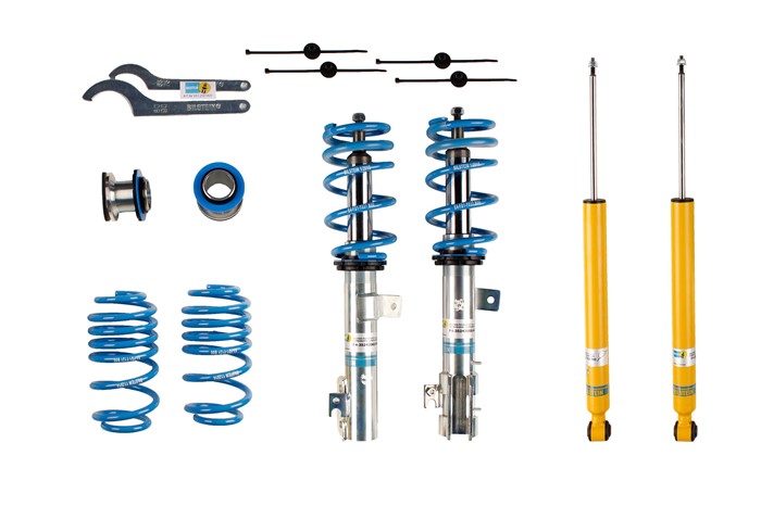 Upphängningssats, fjädrar, stötdämpare, Framaxel, Bakaxel Bilstei Bilstein