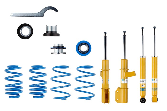 Upphängningssats, fjädrar, stötdämpare, Framaxel, Bakaxel Bilstei Bilstein