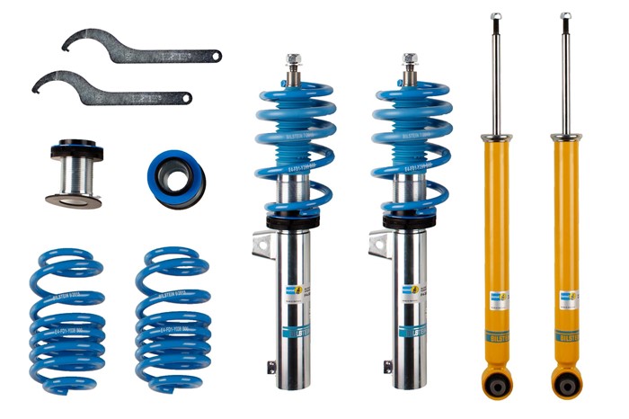 Upphängningssats, fjädrar, stötdämpare, Framaxel, Bakaxel Bilstei Bilstein