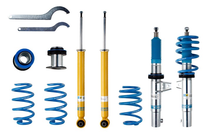 Upphängningssats, fjädrar, stötdämpare, Framaxel, Bakaxel Bilstei Bilstein