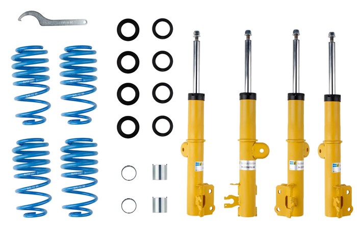 Upphängningssats, fjädrar, stötdämpare, Framaxel, Bakaxel Bilstei Bilstein