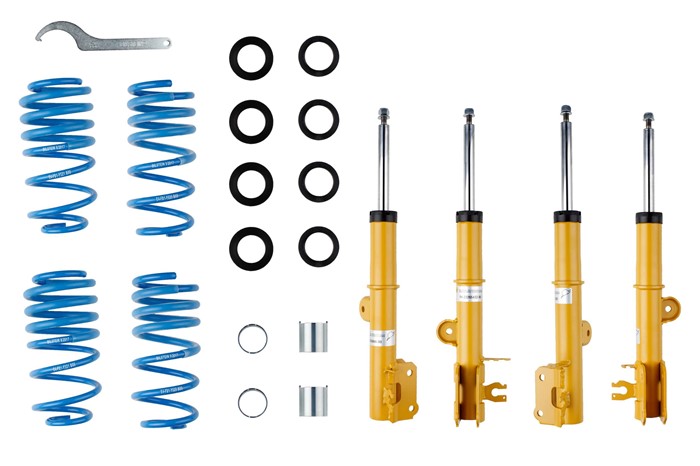 Upphängningssats, fjädrar, stötdämpare, Framaxel, Bakaxel Bilstei Bilstein