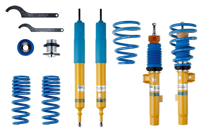 Upphängningssats, fjädrar, stötdämpare, Framaxel, Bakaxel Bilstei Bilstein