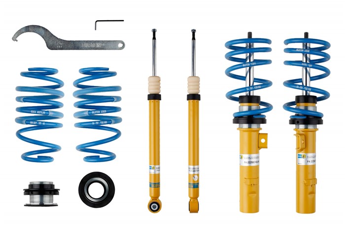 Upphängningssats, fjädrar, stötdämpare, Framaxel, Bakaxel Bilstei Bilstein