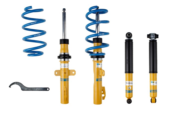 Upphängningssats, fjädrar, stötdämpare, Framaxel, Bakaxel Bilstei Bilstein