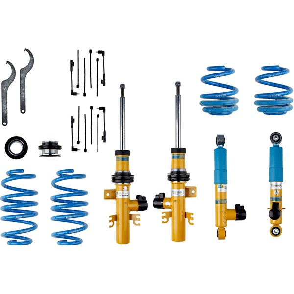 Upphängningssats, fjädrar, stötdämpare, Framaxel, Bakaxel Bilstei Bilstein