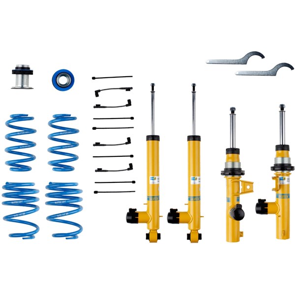 Upphängningssats, fjädrar, stötdämpare, Framaxel, Bakaxel Bilstei Bilstein