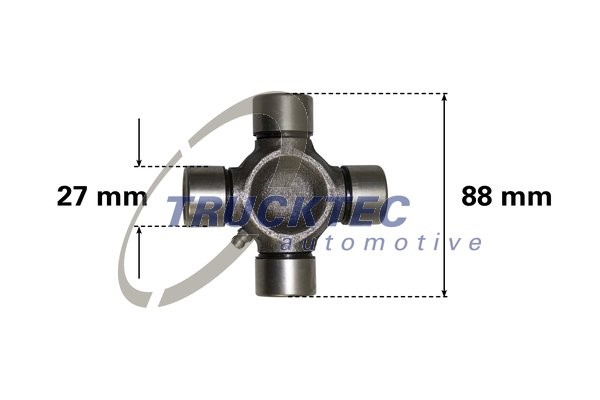 Led, kardanaxel Trucktec automotive 02.34.044 TRUCKTEC AUTOMOTIVE