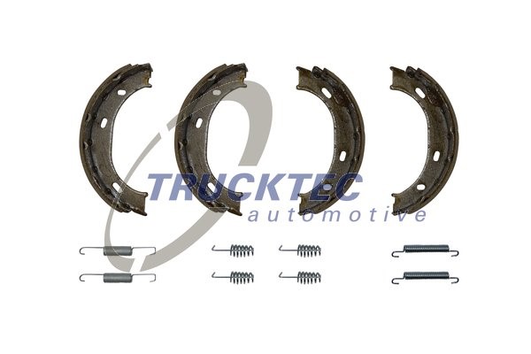 Bromsbackar, sats, parkeringsbroms, Bakaxel Trucktec automotive 0 TRUCKTEC AUTOMOTIVE