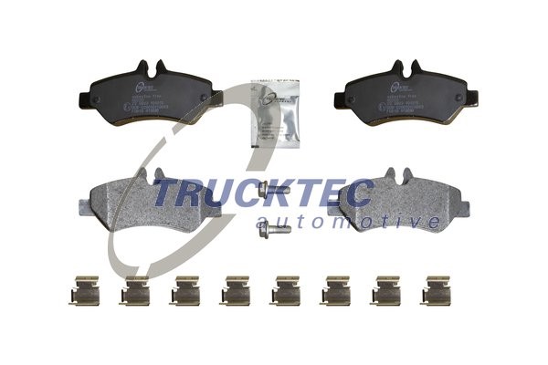 Bromsbeläggsats, Bakaxel Trucktec automotive 02.35.580 TRUCKTEC AUTOMOTIVE