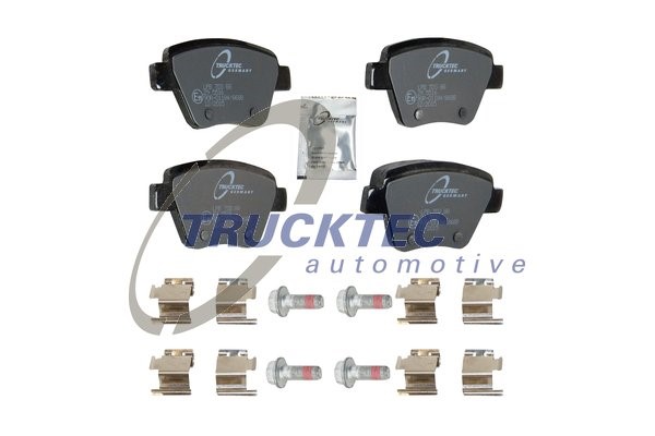 Bromsbeläggsats, Bakaxel Trucktec automotive 07.35.247 TRUCKTEC AUTOMOTIVE