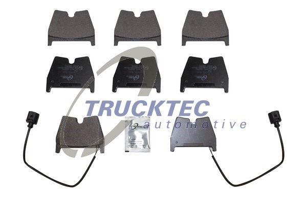 Bromsbeläggsats, Framaxel Trucktec automotive 07.35.287 TRUCKTEC AUTOMOTIVE