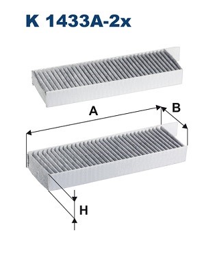 Kupefilter Filtron K 1433A-2x FILTRON