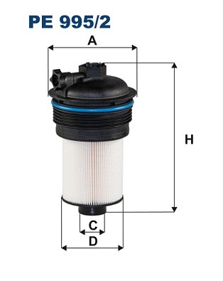 Bränslefilter Filtron PE 995/2 FILTRON Bränslefilter Filtron PE 995/2 FILTRON