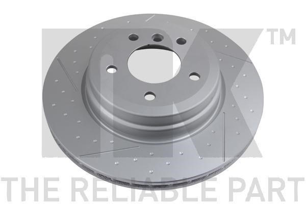 Bromsskiva Ventilerad, Bakaxel Nk 3115106 NK