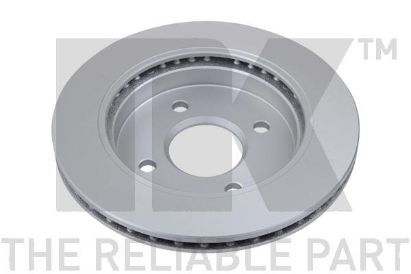 Bromsskiva Ventilerad, Bakaxel Nk 312535 NK
