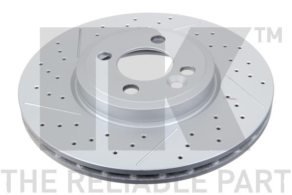 Bromsskiva Ventilerad, Framaxel Nk 314038 NK
