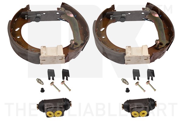 Bromsbackar, sats, Bakaxel Nk 442553602 NK