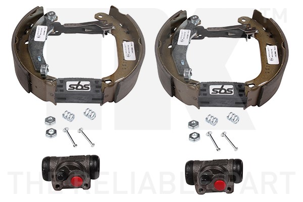 Bromsbackar, sats, Bakaxel Nk 443947602 NK