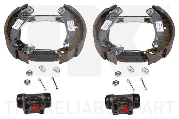 Bromsbackar, sats, Bakaxel Nk 449940701 NK