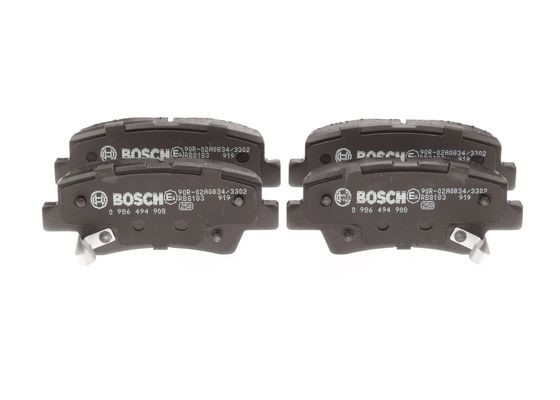 Bromsbeläggsats, Bakaxel Bosch 0 986 494 908 BOSCH