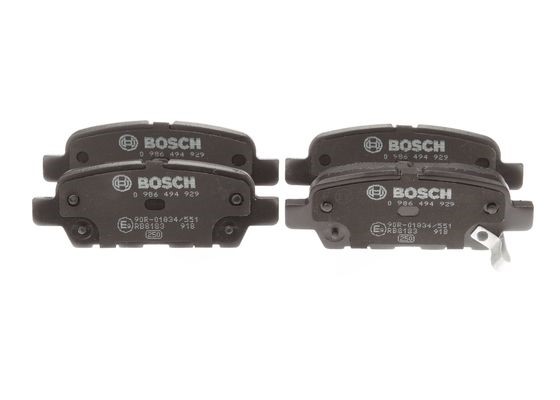 Bromsbeläggsats, Bakaxel Bosch 0 986 494 929 BOSCH