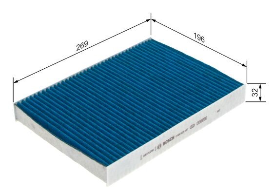 Kupefilter Bosch 0 986 628 587 BOSCH
