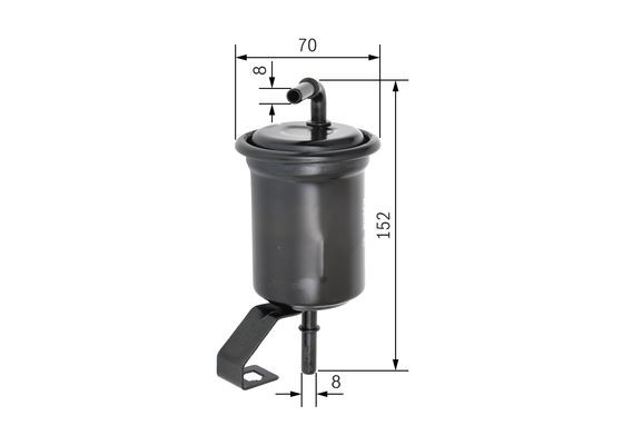 Bränslefilter Bosch F 026 403 756 BOSCH Bränslefilter Bosch F 026 403 756 BOSCH