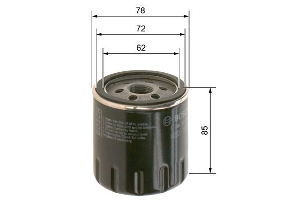 Oljefilter Bosch F 026 407 300 BOSCH