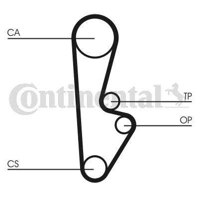 Kamrem Contitech CT559 CONTITECH Kamrem Contitech CT559 CONTITECH