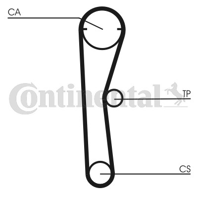 Kamrem Contitech CT669 CONTITECH