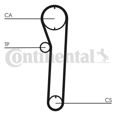 Kamrem Contitech CT669 CONTITECH
