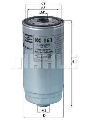 Bränslefilter Knecht KC 161 KNECHT